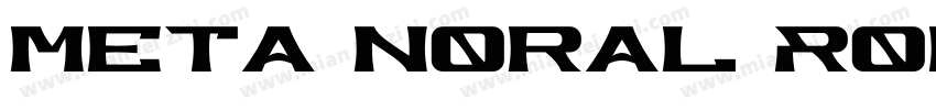 Meta Noral Roman字体转换